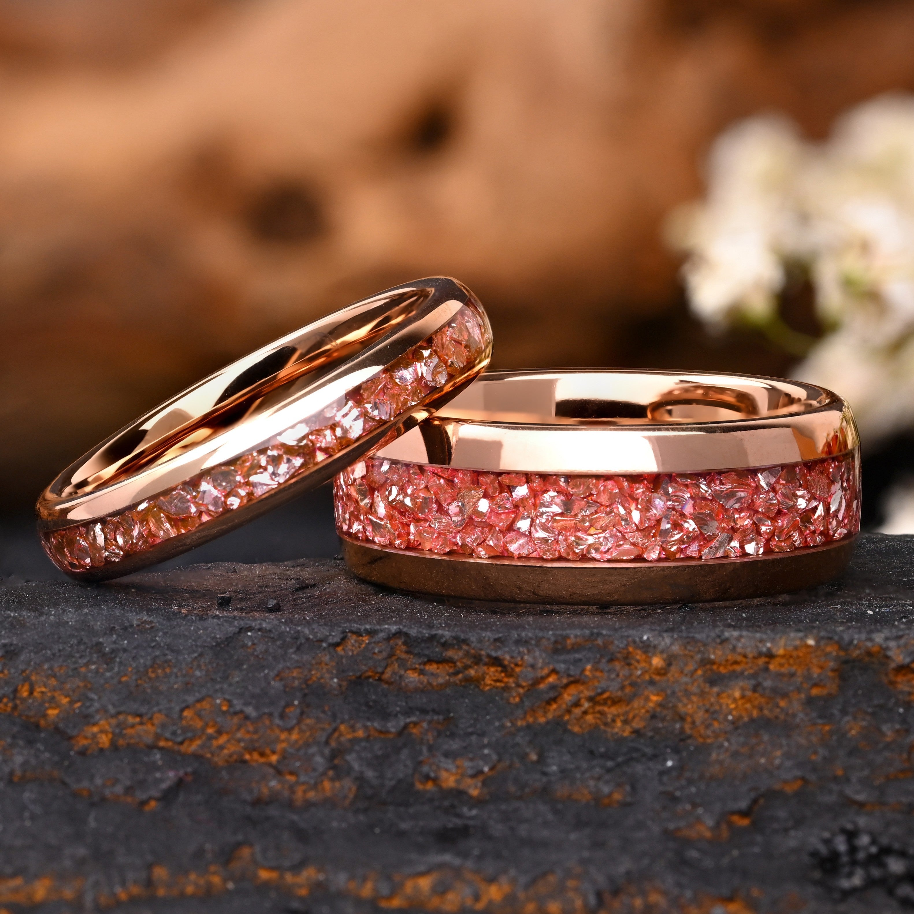 Blush Horizon - Ensemble de bagues