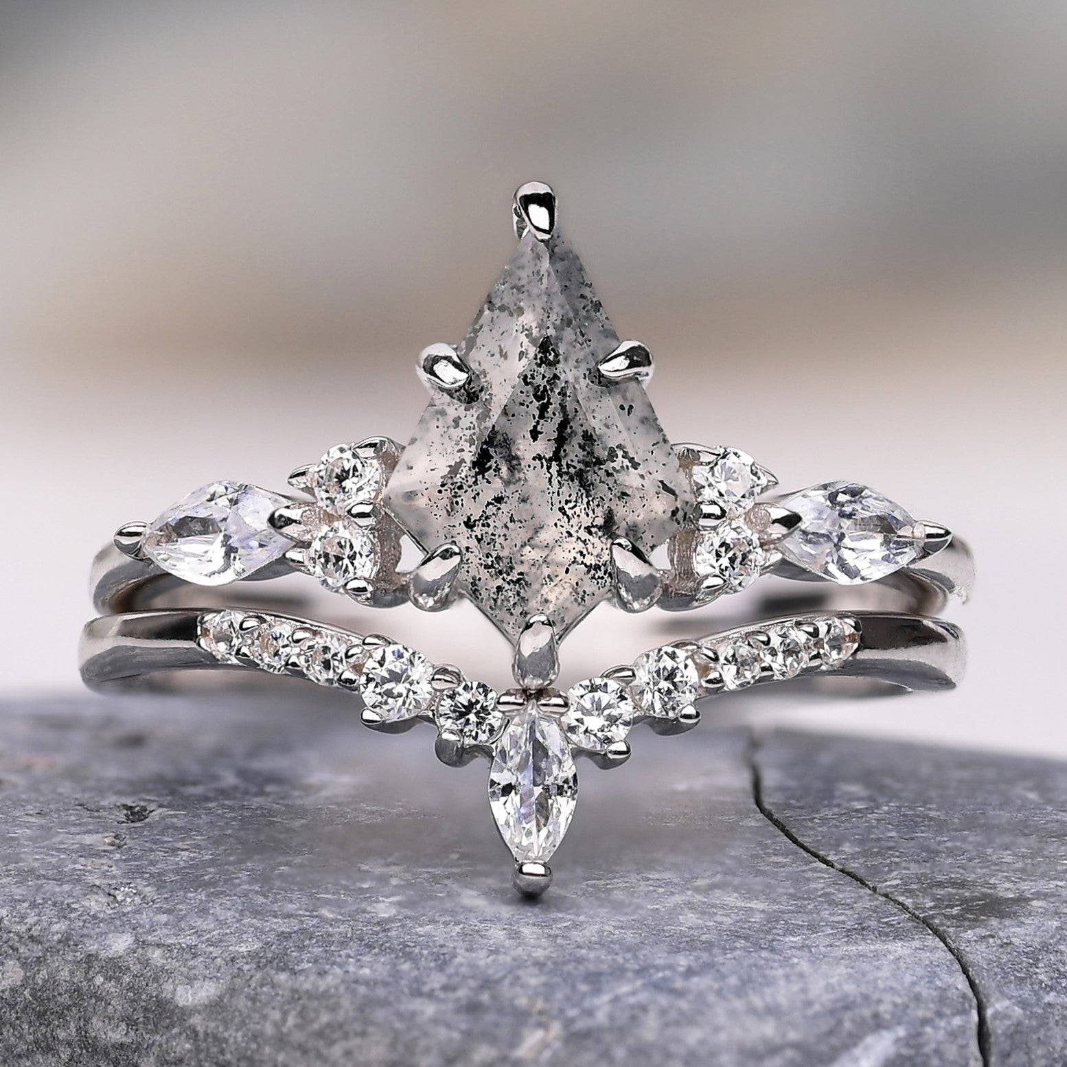 Einzigartiger Ring für Frauen - Prisma - Sterling Silber Ring für Frauen - Geschenk für sie