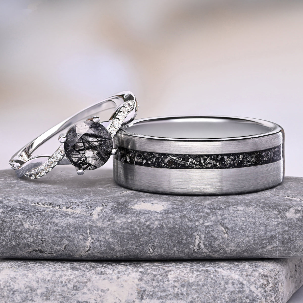 Quartz - Ringe Set
