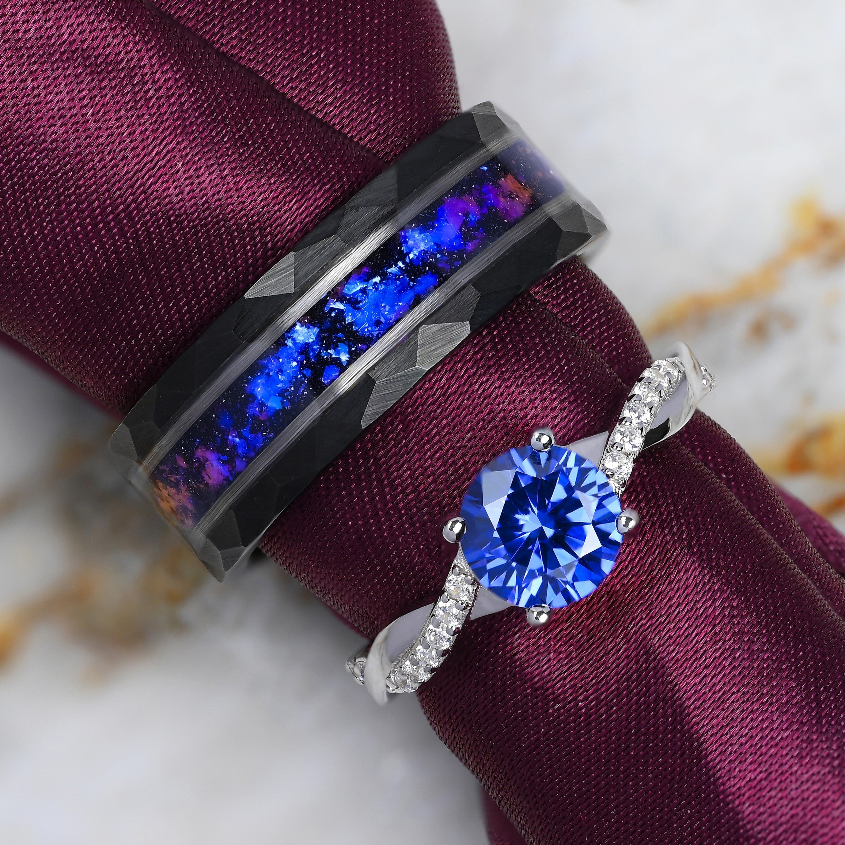 Azure - Bagues pour couples