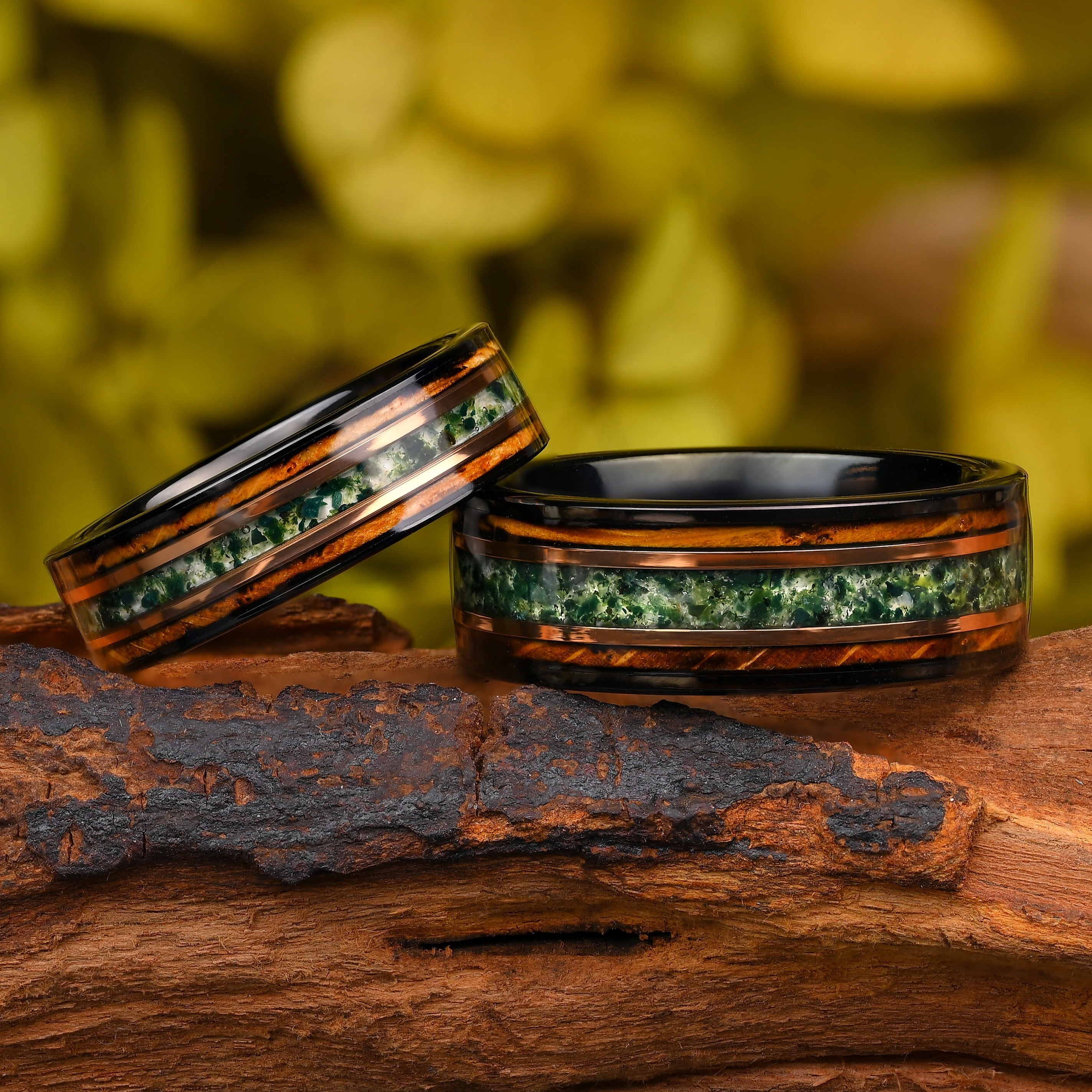 Forest Gold - Ensemble de bagues