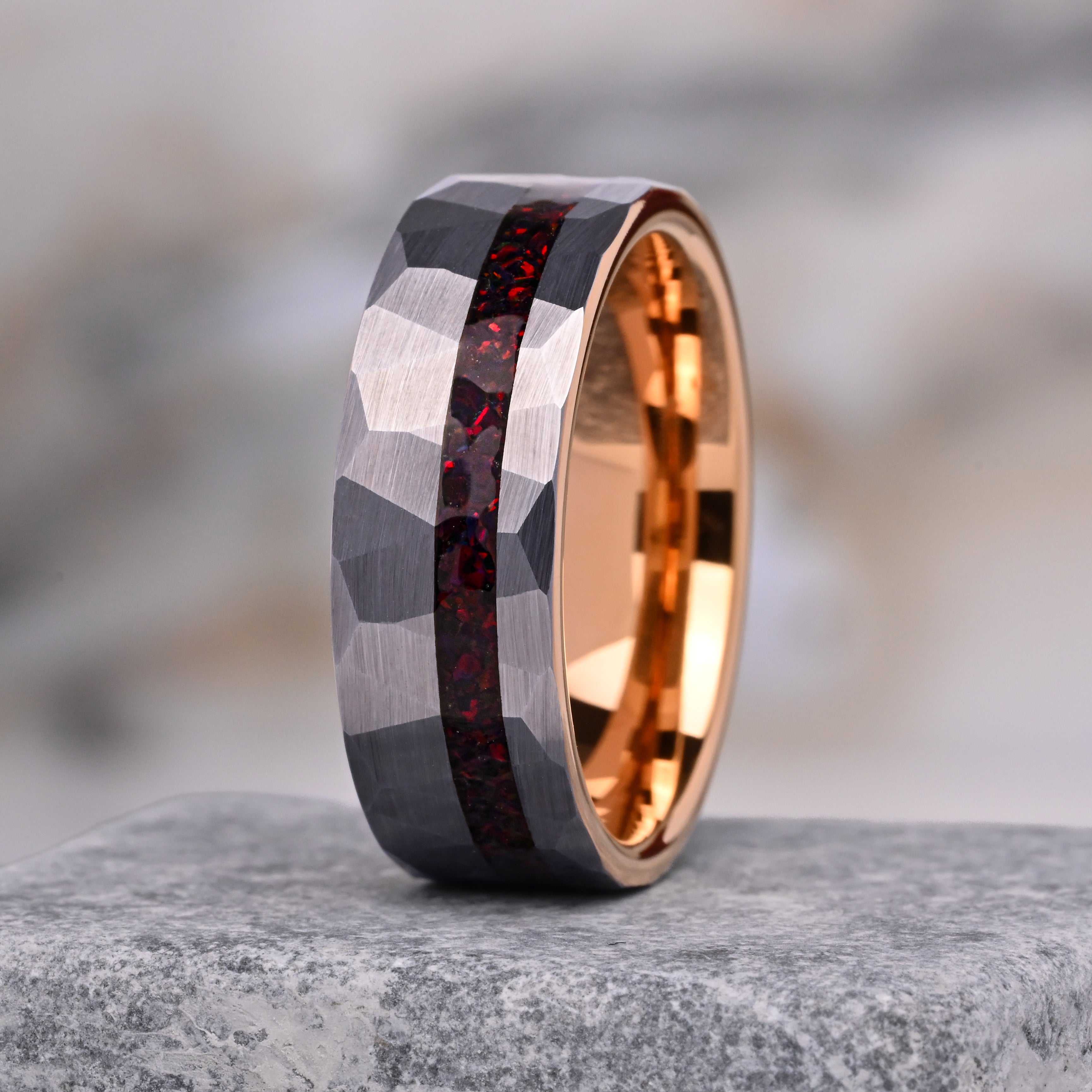 Bague rubis pour homme