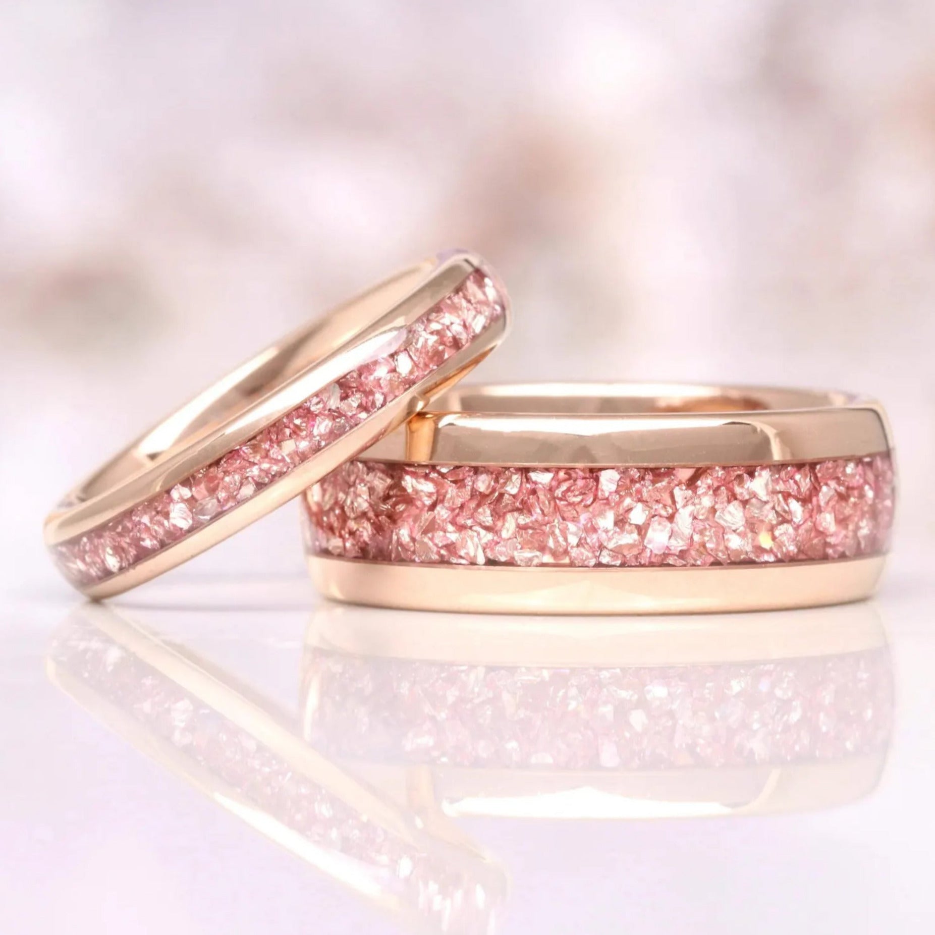 Blush Horizon - Ensemble de bagues
