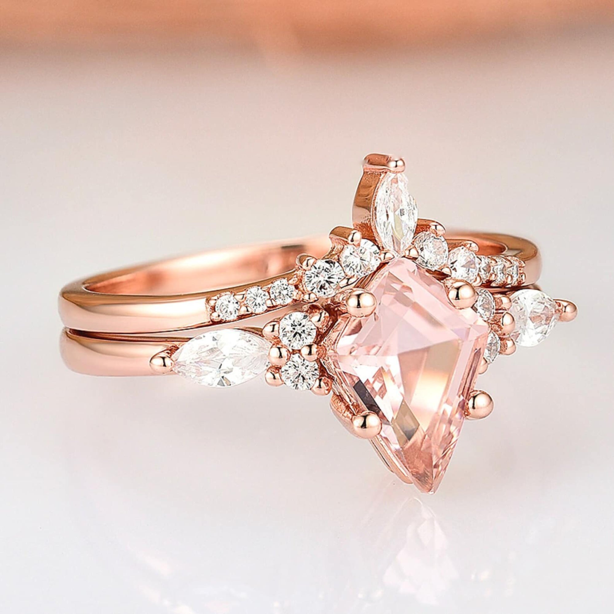Blush Horizon - Ensemble de bagues