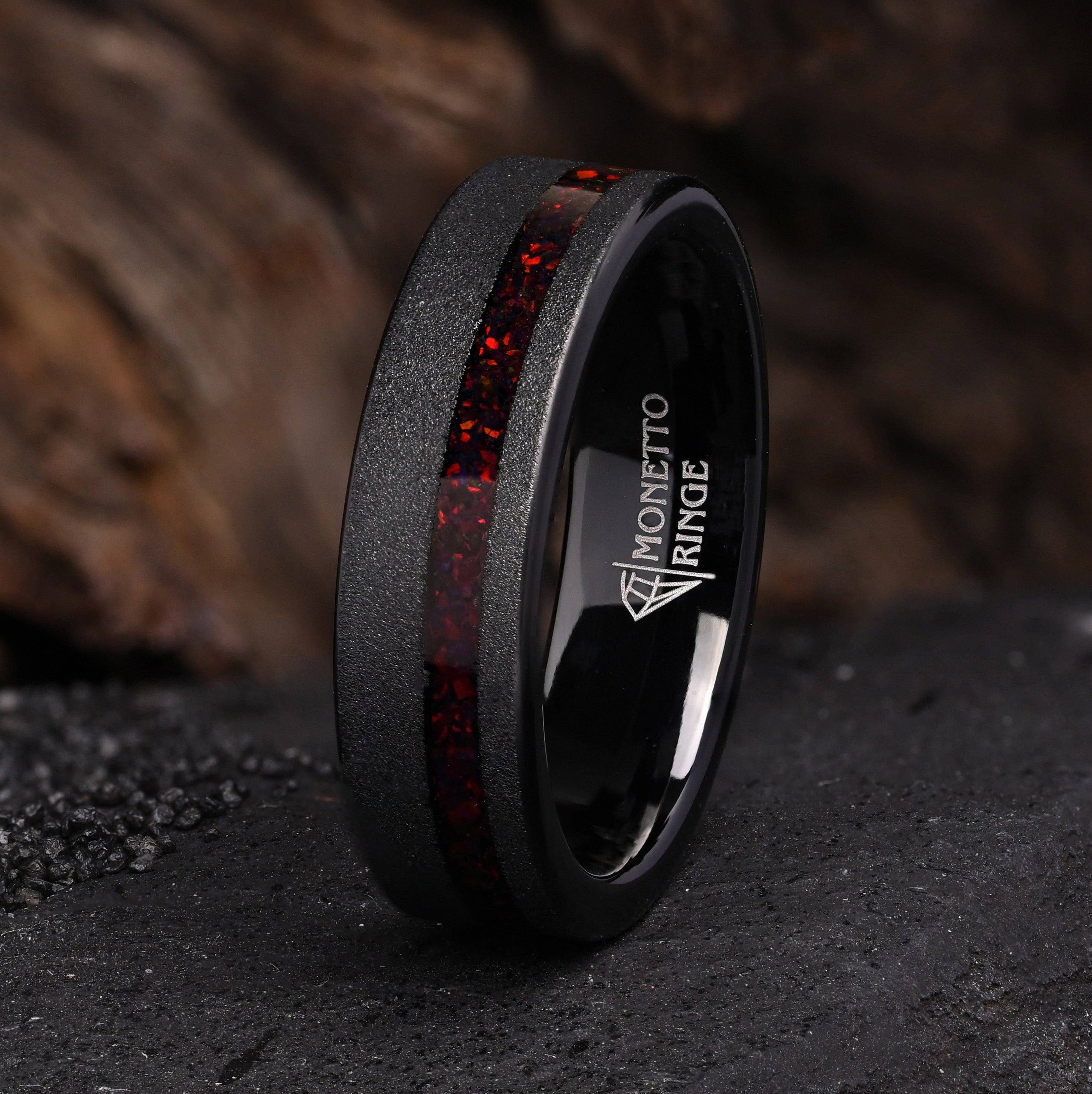 Ensemble d'anneaux dragon (8 mm et 6 mm de large)