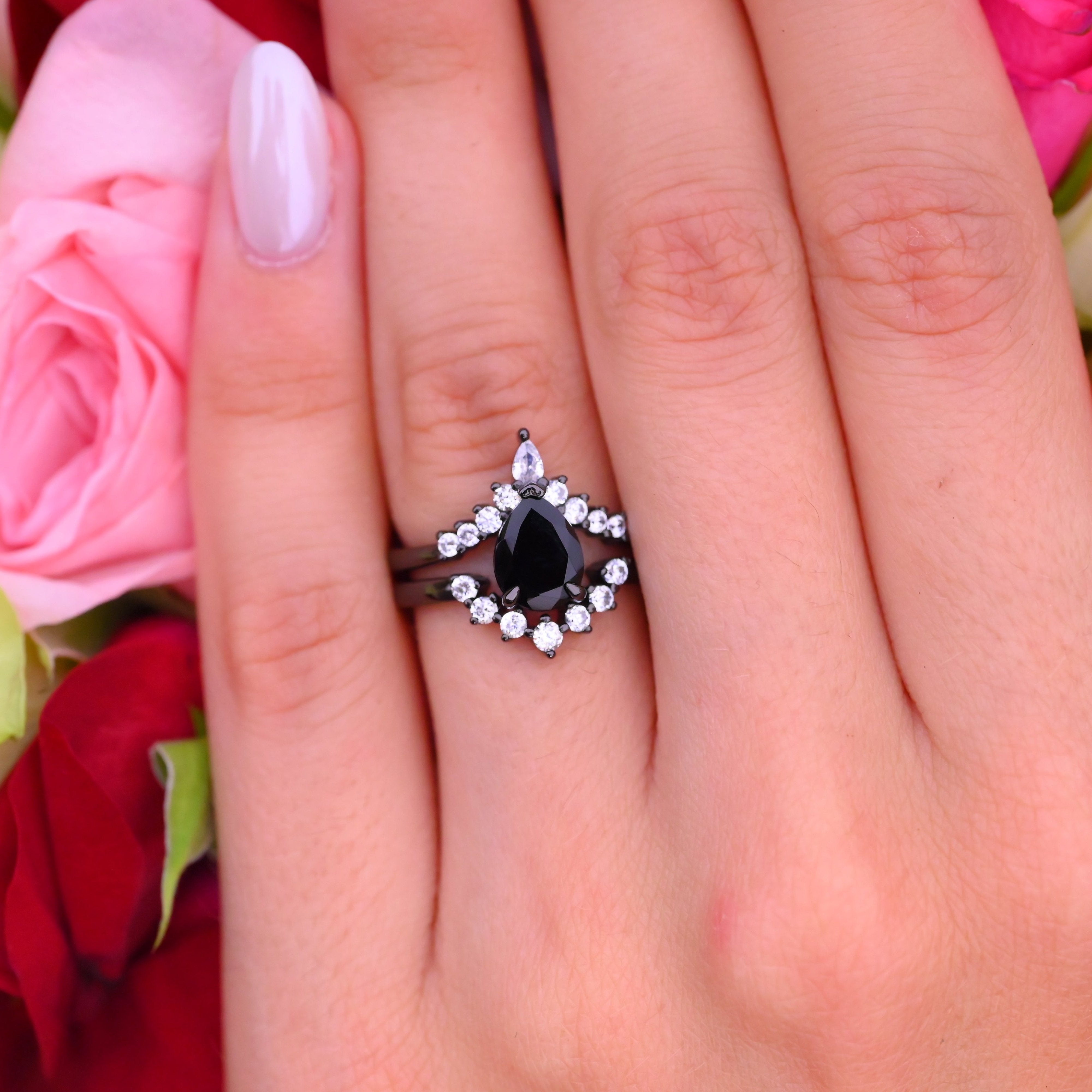 Bagues en obsidienne pour femmes