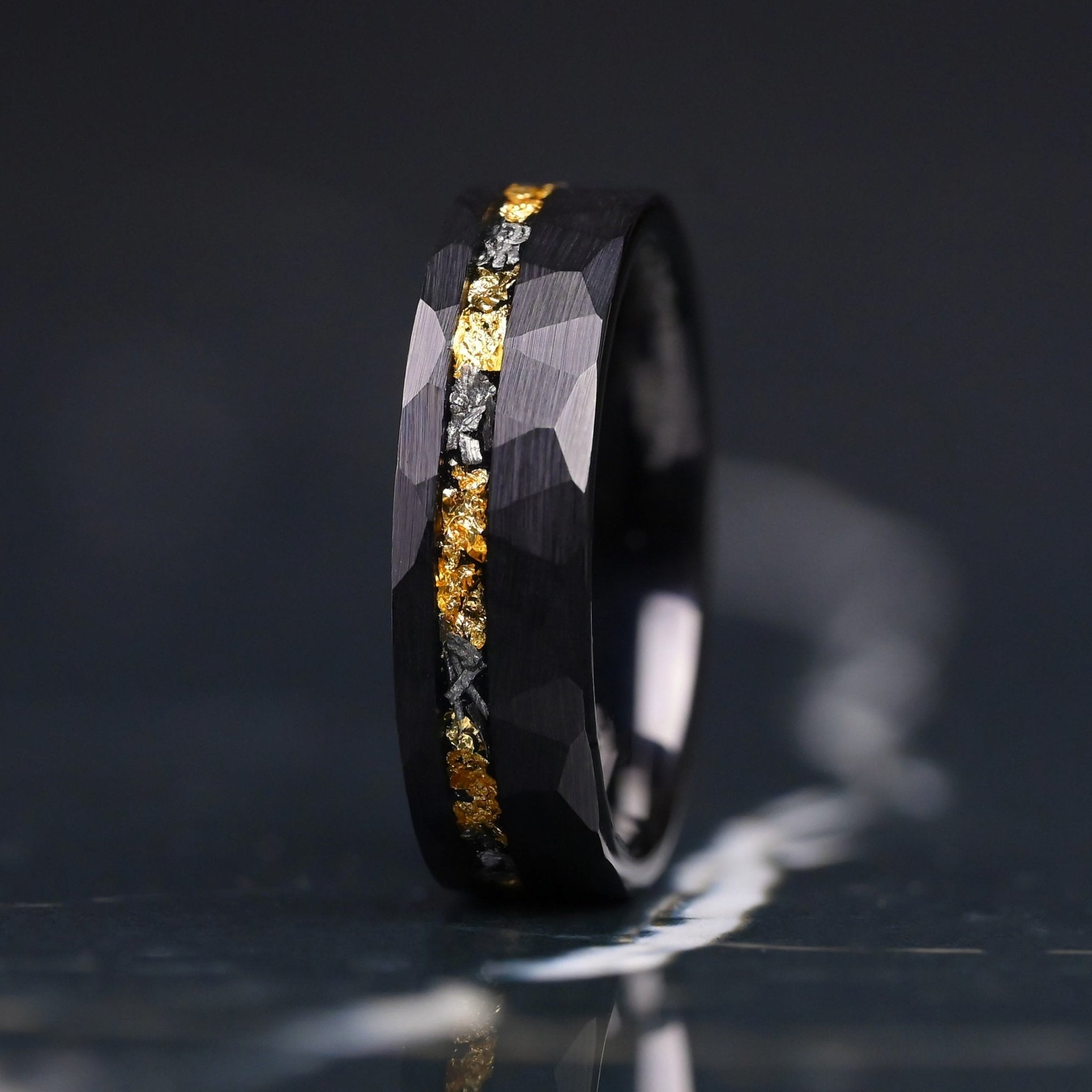 Einzigartiger Ring für Mann - Harmonie - Wolframringe für Männer - Geschenk für den Männer 